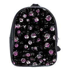 Purple Soul School Bags (xl)  by Valentinaart