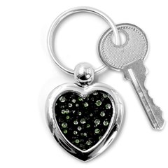 Green Soul  Key Chains (heart)  by Valentinaart