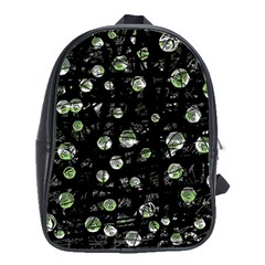 Green Soul  School Bags(large)  by Valentinaart