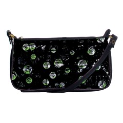 Green Soul  Shoulder Clutch Bags by Valentinaart