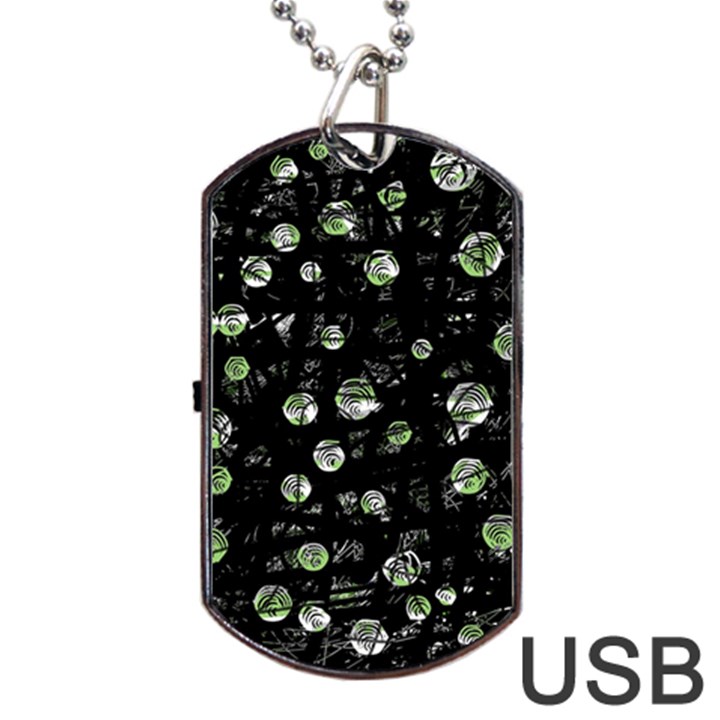 Green soul  Dog Tag USB Flash (Two Sides) 