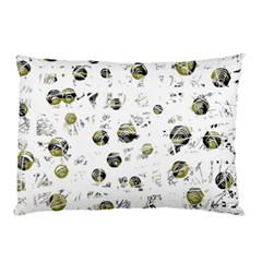 White And Yellow Soul Pillow Case (two Sides) by Valentinaart