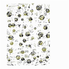 White And Yellow Soul Small Garden Flag (two Sides) by Valentinaart