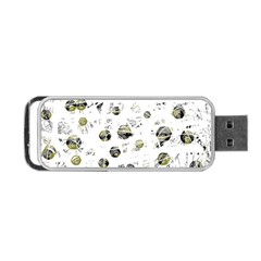 White And Yellow Soul Portable Usb Flash (two Sides) by Valentinaart