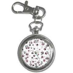 White And Red Soul Key Chain Watches by Valentinaart