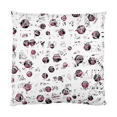 White And Red Soul Standard Cushion Case (two Sides) by Valentinaart