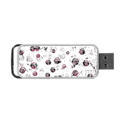 White And Red Soul Portable Usb Flash (one Side) by Valentinaart