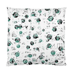 White And Green Soul Standard Cushion Case (two Sides) by Valentinaart