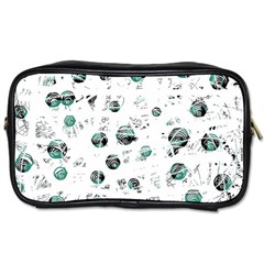 White And Green Soul Toiletries Bags 2-side by Valentinaart