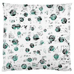 White And Green Soul Standard Flano Cushion Case (one Side) by Valentinaart