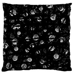 Black And Gray Soul Standard Flano Cushion Case (one Side) by Valentinaart