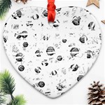 White and gray soul Ornament (Heart)  Front