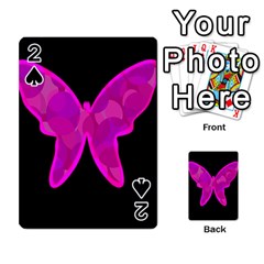 Purple Butterfly Playing Cards 54 Designs 