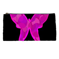 Purple Butterfly Pencil Cases