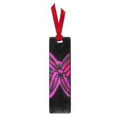 Purple Neon Butterfly Small Book Marks by Valentinaart