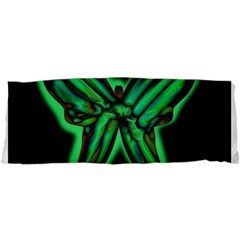 Green Neon Butterfly Samsung Galaxy Sl I9003 Hardshell Case