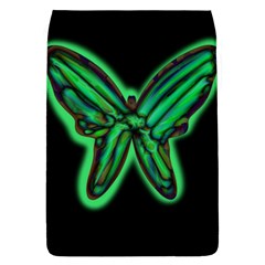 Green Neon Butterfly Flap Covers (l)  by Valentinaart