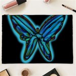 Blue butterfly Cosmetic Bag (XXL)  Front