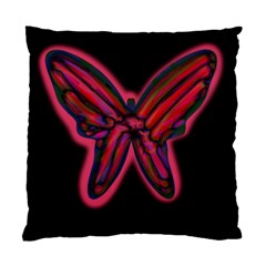 Red Butterfly Standard Cushion Case (one Side) by Valentinaart