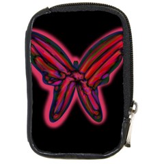 Red Butterfly Compact Camera Cases by Valentinaart