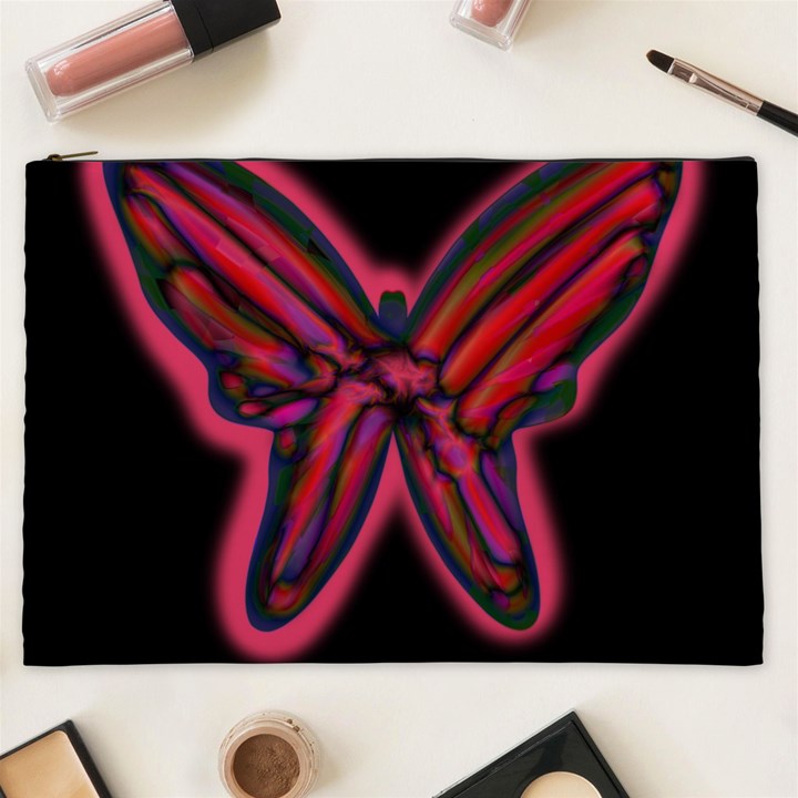 Red butterfly Cosmetic Bag (XXL) 