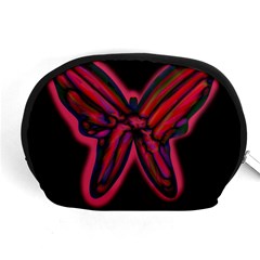 Red Butterfly Accessory Pouches (medium)  by Valentinaart