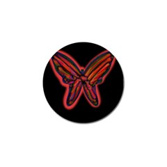 Red Butterfly Golf Ball Marker (10 Pack) by Valentinaart