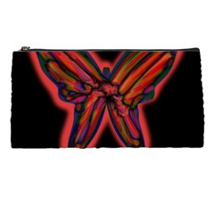 Red Butterfly Pencil Cases by Valentinaart