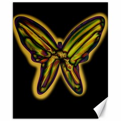 Night Butterfly Canvas 16  X 20   by Valentinaart