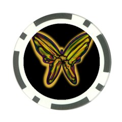 Night Butterfly Poker Chip Card Guards (10 Pack)  by Valentinaart