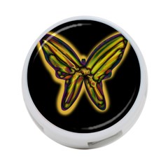 Night Butterfly 4-port Usb Hub (two Sides)  by Valentinaart