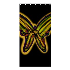 Night Butterfly Shower Curtain 36  X 72  (stall)  by Valentinaart