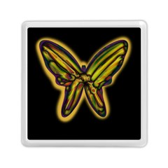 Night Butterfly Memory Card Reader (square)  by Valentinaart