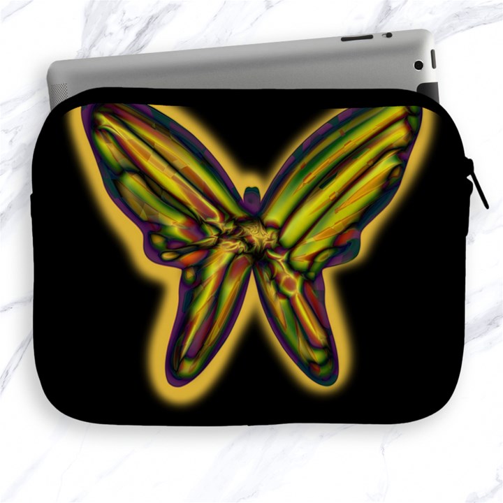 Night butterfly Apple iPad 2/3/4 Zipper Cases