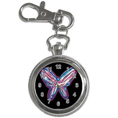 Neon Butterfly Key Chain Watches by Valentinaart