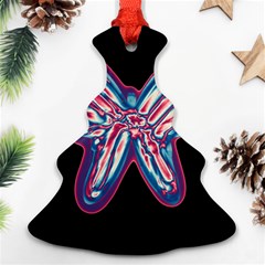 Neon Butterfly Ornament (christmas Tree)