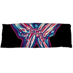 Neon Butterfly Body Pillow Case (dakimakura) by Valentinaart