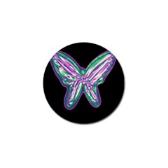 Neon Butterfly Golf Ball Marker (4 Pack) by Valentinaart