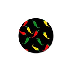 Chili Peppers Golf Ball Marker by Valentinaart