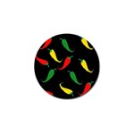 Chili peppers Golf Ball Marker Front