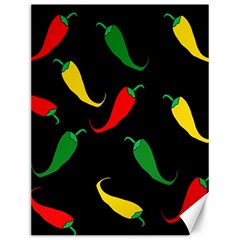 Chili Peppers Canvas 12  X 16   by Valentinaart