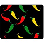 Chili peppers Fleece Blanket (Medium)  60 x50  Blanket Front