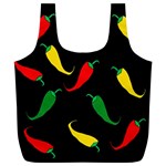 Chili peppers Full Print Recycle Bags (L)  Front