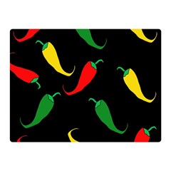 Chili Peppers Double Sided Flano Blanket (mini)  by Valentinaart