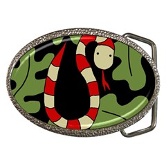 Red Cartoon Snake Belt Buckles