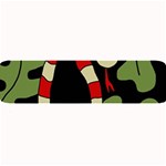 Red cartoon snake Large Bar Mats 32 x8.5  Bar Mat