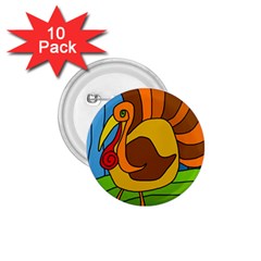 Thanksgiving Turkey  1 75  Buttons (10 Pack) by Valentinaart