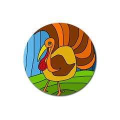 Thanksgiving Turkey  Magnet 3  (round) by Valentinaart