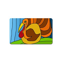 Thanksgiving Turkey  Magnet (name Card) by Valentinaart