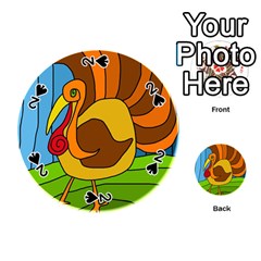 Thanksgiving Turkey  Playing Cards 54 (round) 